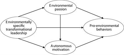 Environmentally Specific Transformational Leadership and Employee’s Pro-environmental Behavior: The Mediating Roles of Environmental Passion and Autonomous Motivation